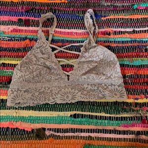 PINk lace bralette